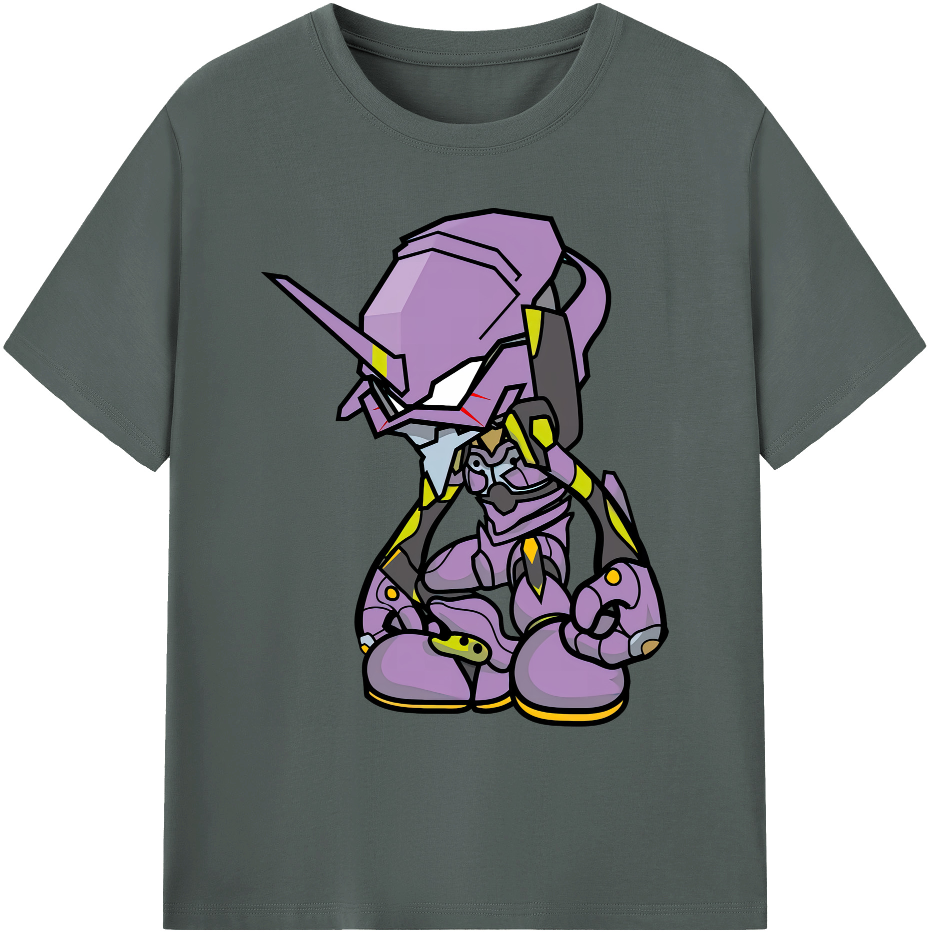 （画像用） EVA 新世紀エヴァンゲリオン 綿100％ メンズ半袖Tシャツ｜肌触りやわらか＆通気性